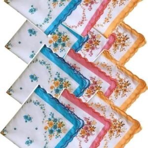 Floral Handkerchief [12Pcs]