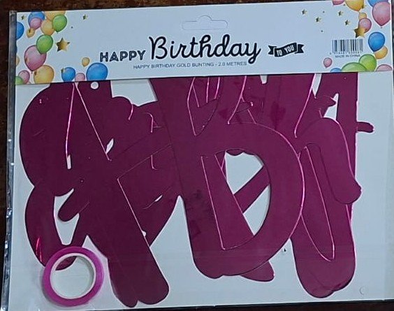 "Happy Birthday" Banner - Image 2
