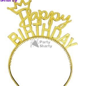 Crowned Happy Birthday Headband