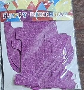 Happy Birthday Latter Banner