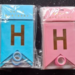 Happy Birthday Backdrop Letters